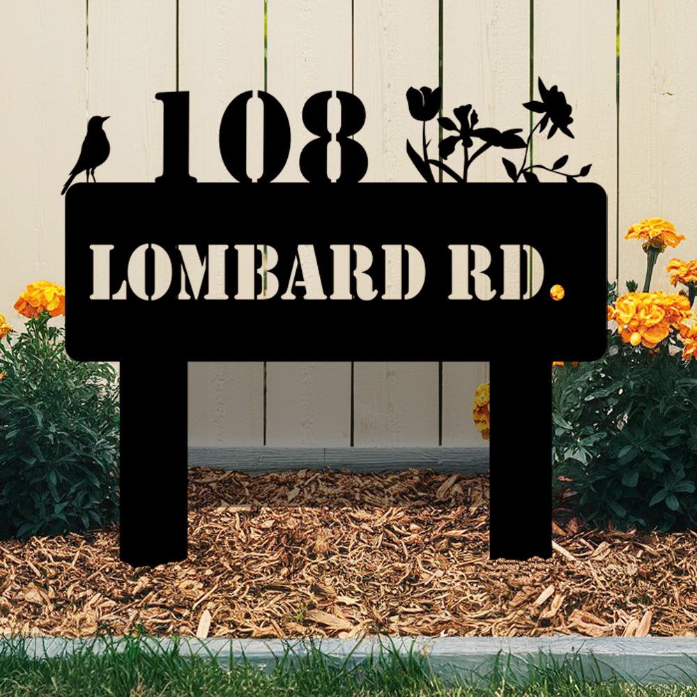 Personalized Metal Garden Signs