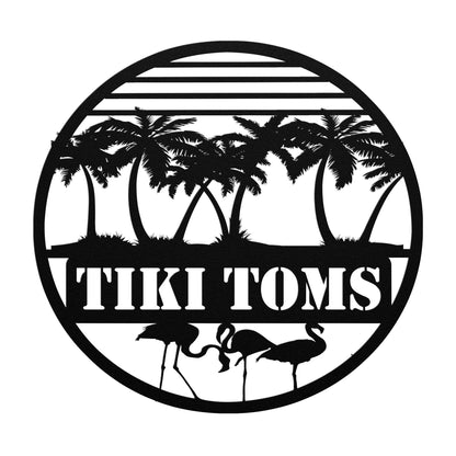 Personalized Tiki Bar Sign
